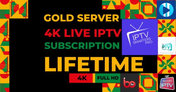 IPTV GOLD Server – 48 Months | 35,000+ Channels | 4K Ultra HD | Reliable & Buffer-Free Streaming