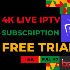 4K live IPTV subscription with free trial - Stream over 35,000 channels in HD & 4K quality with fast servers for buffer-free experience.